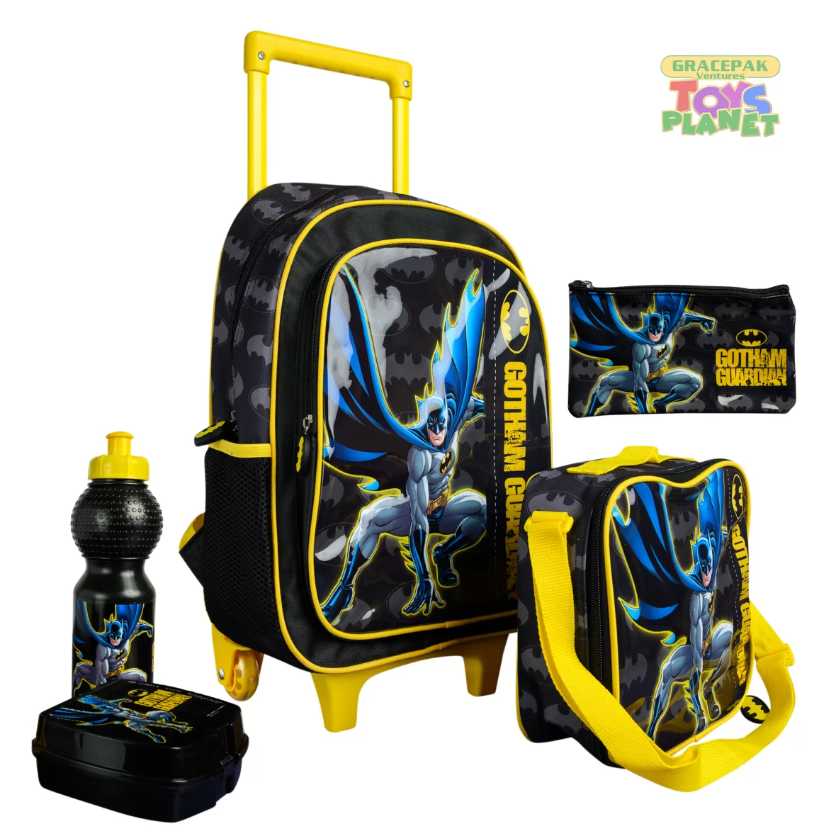 Batman 5-in-1 School Bag Set