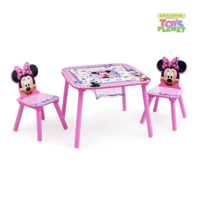 Delta Furniture_Minnie Mouse 2 Chairs and Storage Table Set