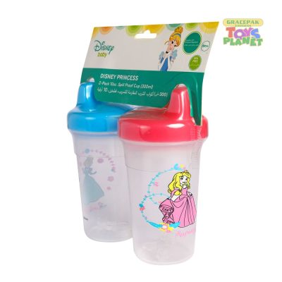 Disney_BPA Free Baby Sippy Cup, 12 Months+, 300ml, Pack of 2 - Cars