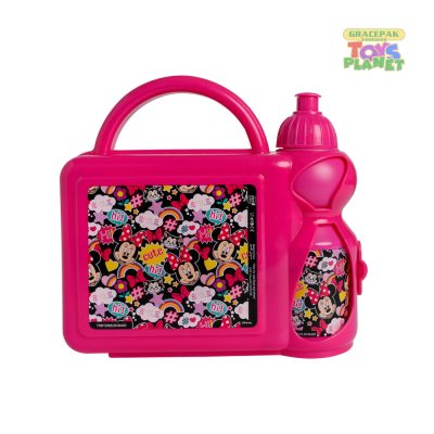 Disney_Minnie Cutie Minnie Lunch Box with Squeeze Bottle