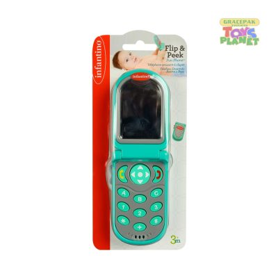 Infantino_Flip and Peek Fun Phone-Teal